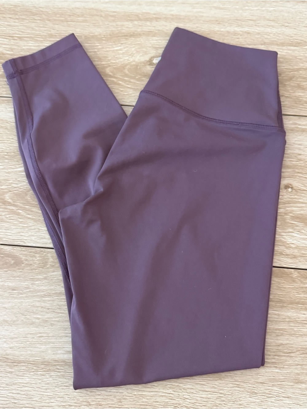 90 Degree By Reflex Women's Leggings Size Medium Burgundy Brown